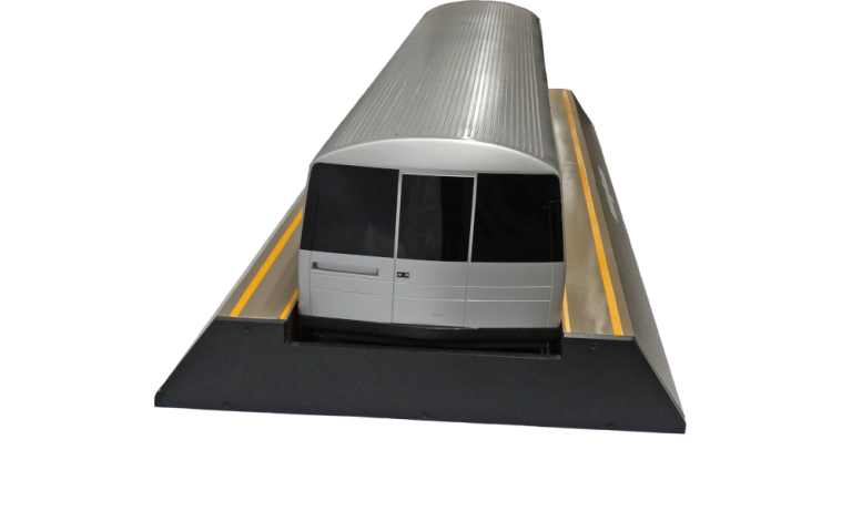 Modèle réduit d’un prototype de voiture du métro de New York R110-B