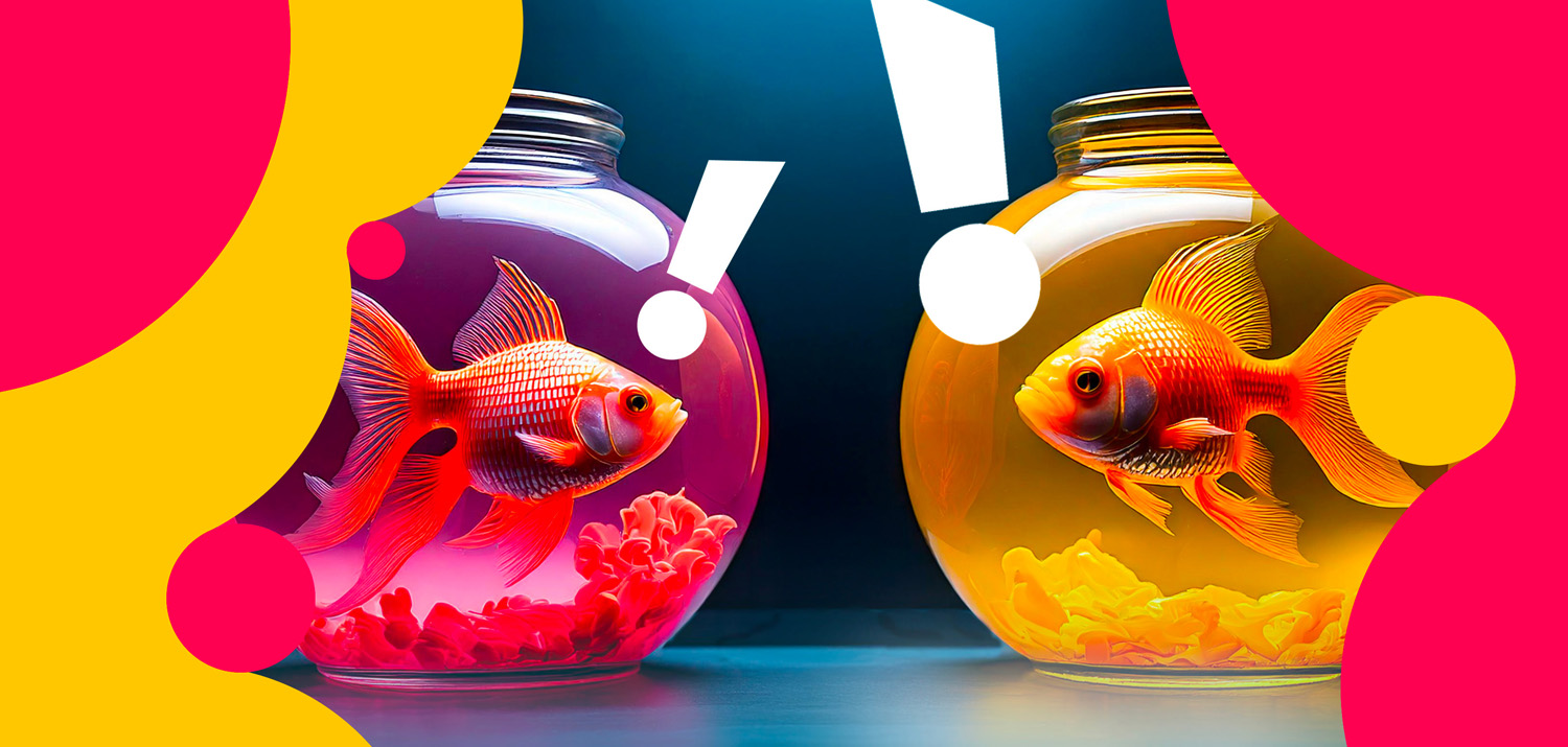 Les poissons rouges
