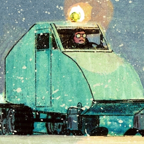 L'homme qui voulait flotter sur la neige