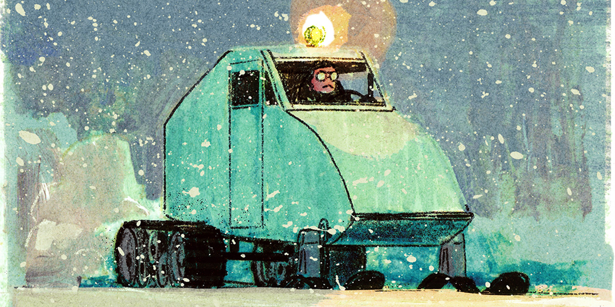 L'homme qui voulait flotter sur la neige