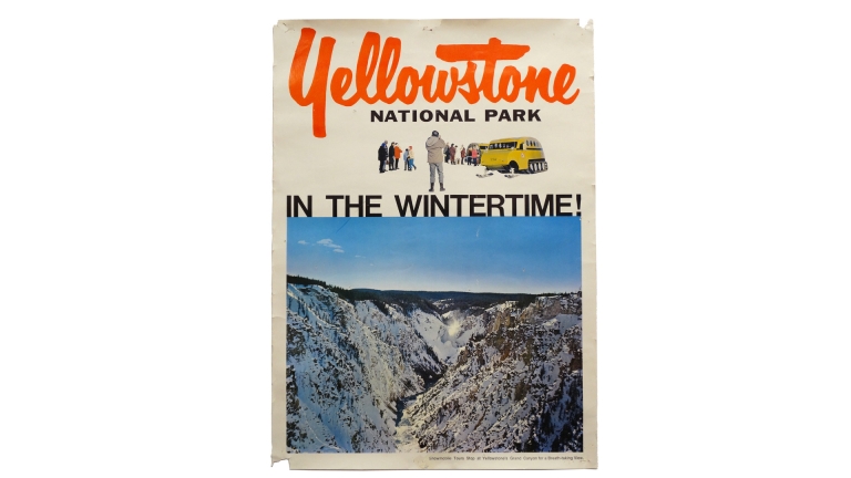 Affiche promotionnelle du Yellowstone National Park