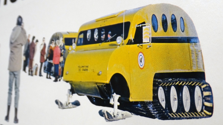 Affiche promotionnelle du Yellowstone National Park