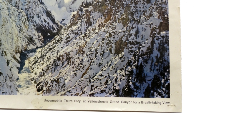 Affiche promotionnelle du Yellowstone National Park